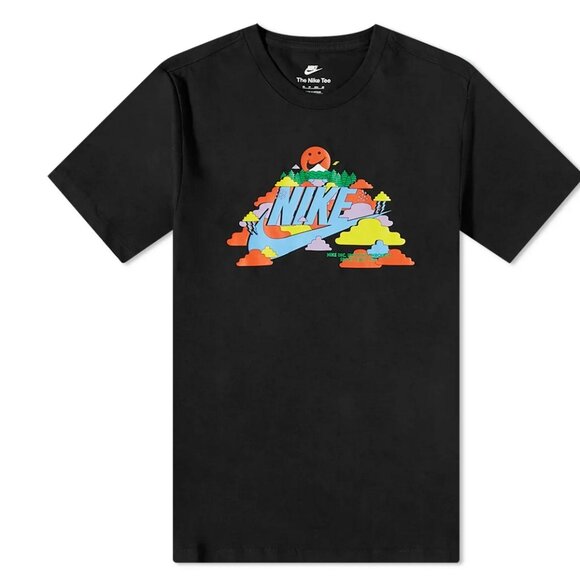 MENS NIKE PACK 1 SPORTSWEAR HBR TEE T-SHIRT BLACK SIZE M MEDIUM DX1047-010 - Picture 1 of 3
